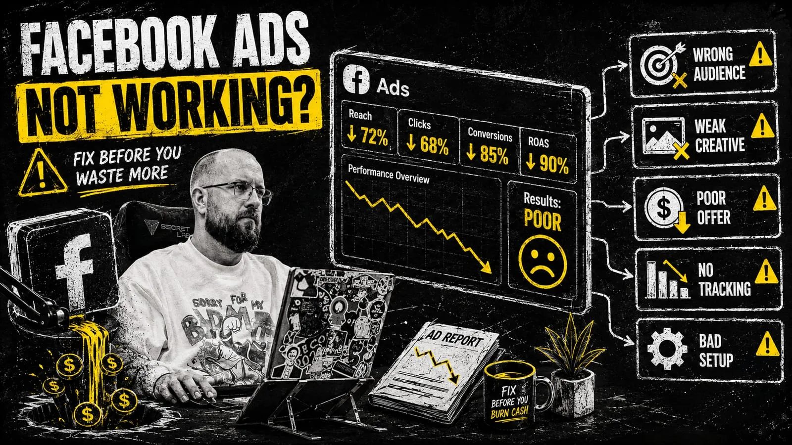 Facebook Ads Not Working? 7 Reasons Service Businesses Fail