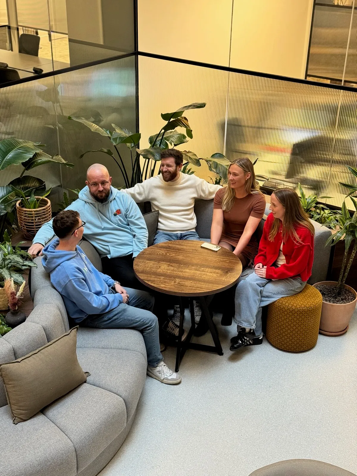 The Codebreak team at the studio